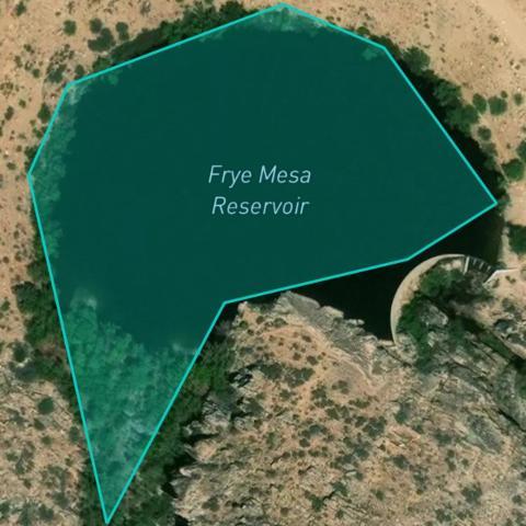 Fishing at Frye Mesa Reservoir, Arizona → Explore Fishing Spots & Catches